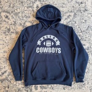 Dallas Cowboys Navy Blue Hoodie Sweatshirt Men’s Large